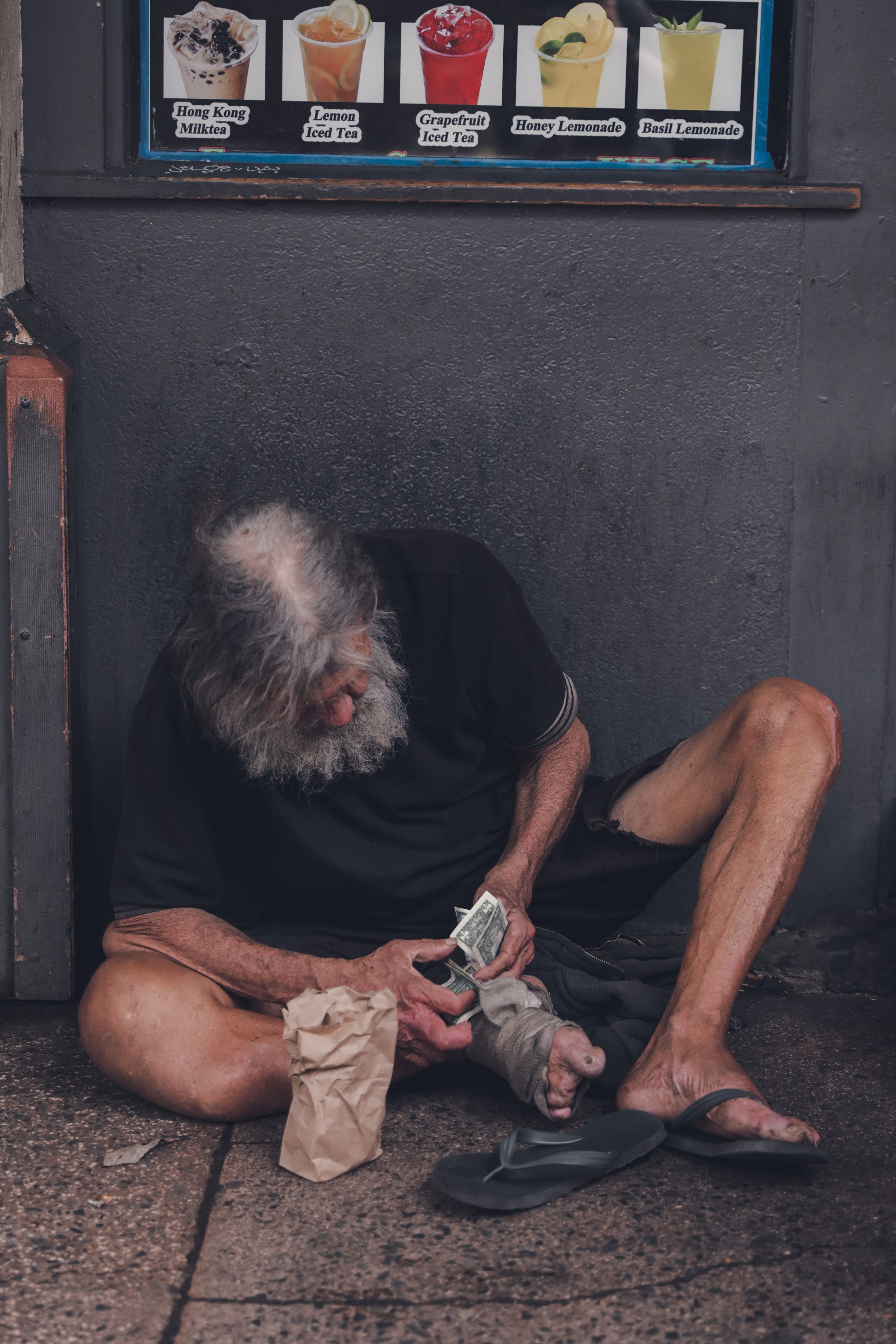 Hawaii Homeless Man